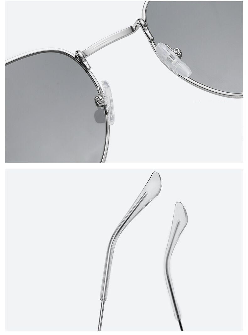 Metall Quadrat Sonnenbrille Frau Vintage Sonnenbrille Weibliche Mode Marke Spiegel Brillen Farbige Linsen Designer Gafas_voghion.com