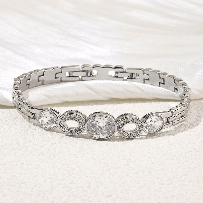 Heißer Verkauf Mode-Design Klassische Ins Minimalistischen Stil Intarsien Zirkon Elegante Vielseitig Armband Großhandel_voghion.com