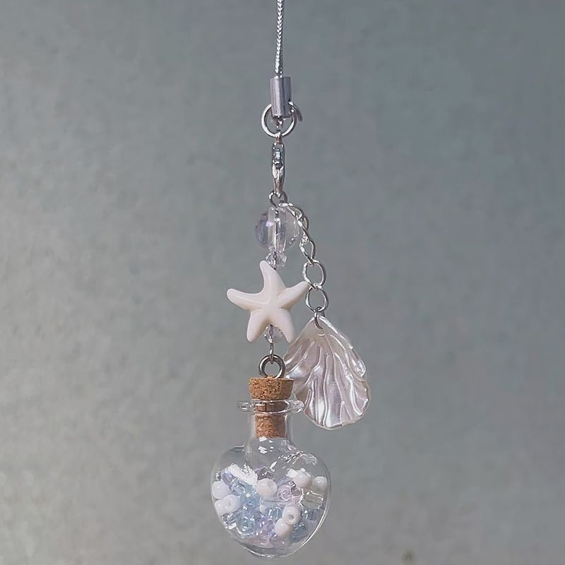 Portachiavi a forma di stella marina, accessorio per borsa, ciondolo, autunno/inverno 2025_voghion.com