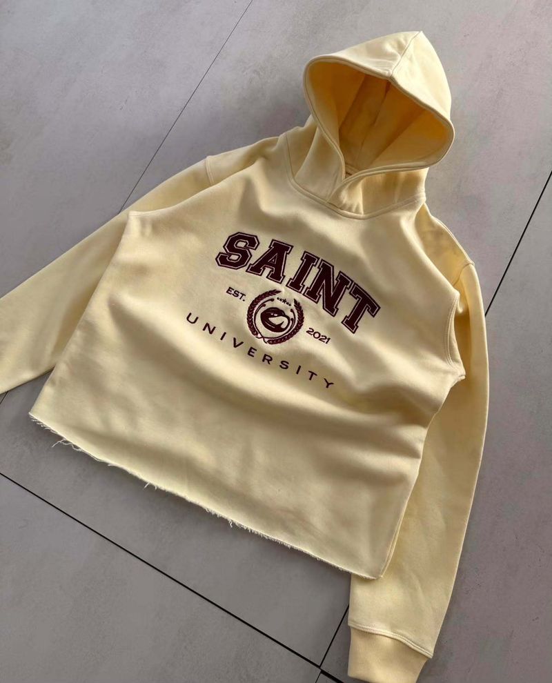 Felpa con cappuccio oversize unisex con ricamo 3D e orlo grezzo – Un capo essenziale per lo streetwear, per uomo e donna (S-XL)_voghion.com