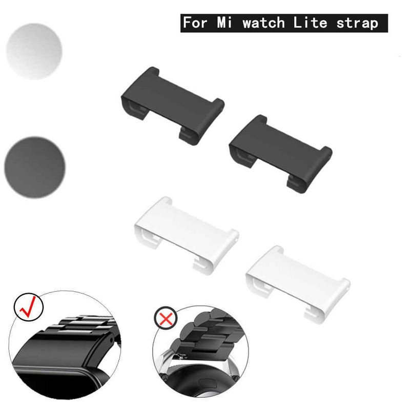 2x Strap Connector Adapters 18mm Metal Link Attachment for Mi Watch Lite/Redmi Band Bracelet Accessory_voghion.com