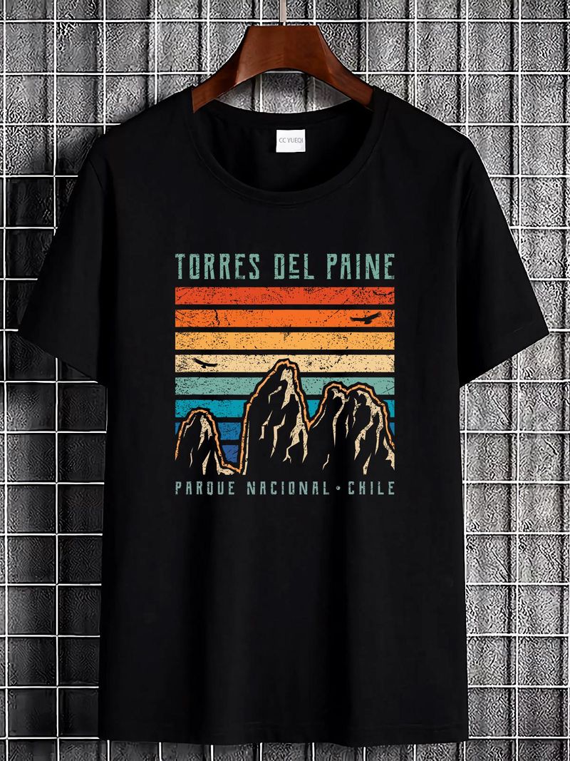 Berretto da baseball vintage con snapback, stile retrò, stile Torres Del Paine, stile Cile, stile Streetwear, comodo, versatile, casual, da uomo._voghion.com