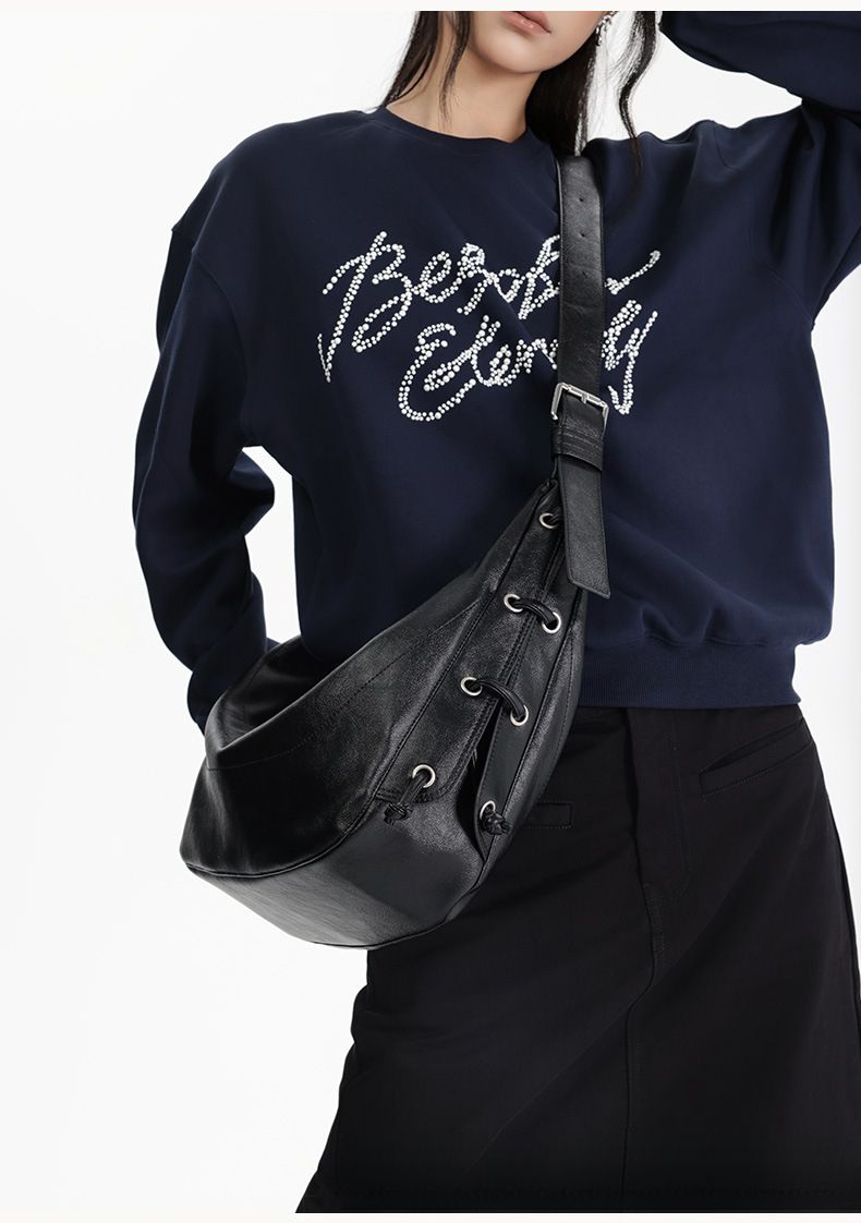 Borsa a tracolla multifunzionale con design piccolo e ascellare, neutra, per pendolari, primavera ed estate, nuova moda, versatile, casual, quotidiana._voghion.com