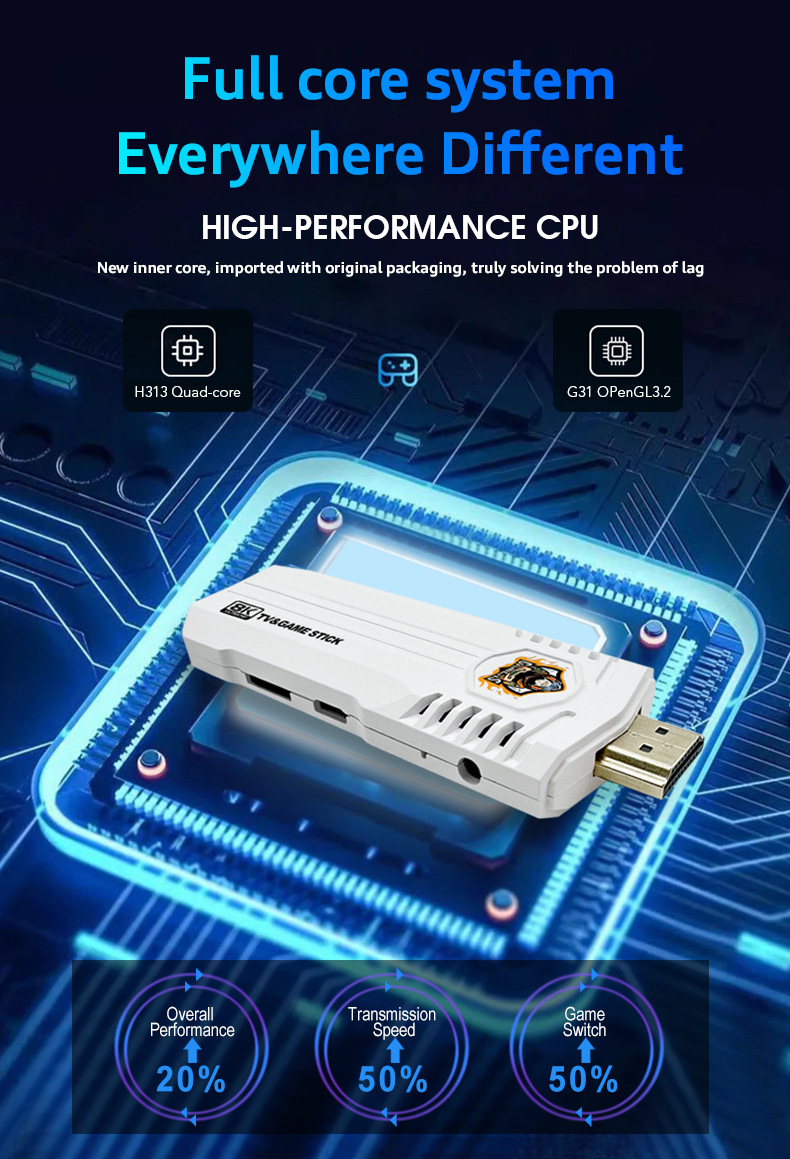 K8Pro Retro Gaming Console With Dual System, Wireless Controllers & 64GB Storage For Home TV Entertainment – Compatible With Android_voghion.com