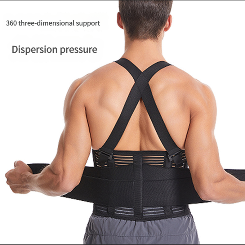 Warm Lumbar Support Belt - High-Strength For Fitness Weightlifting, Training & Work, Stabilizes Waist & Protects Lumbar Spine_voghion.com