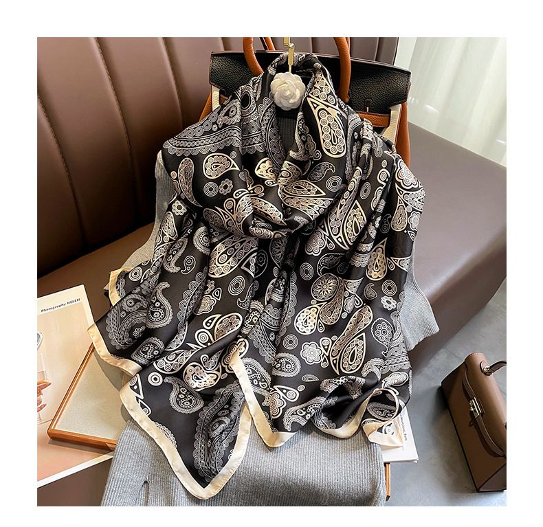 2024 Sciarpa a scialle a forma concava turistica con decorazione primavera/estate fiore di anacardi_voghion.com