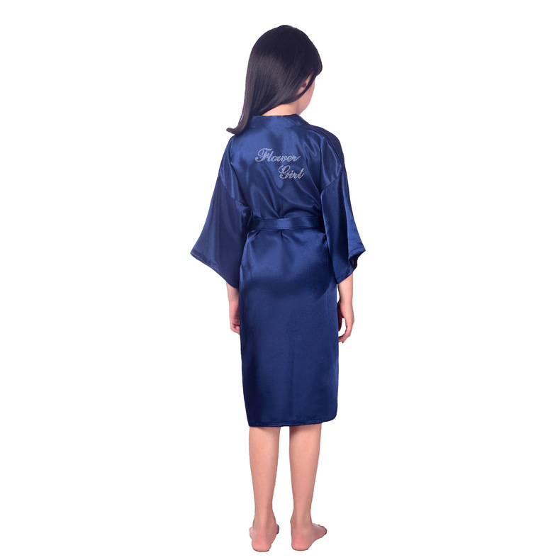 Women's clothing children's nightgown children's long hot diamond Flower Girl wedding flower girl cardigan diamond morning gown_voghion.com