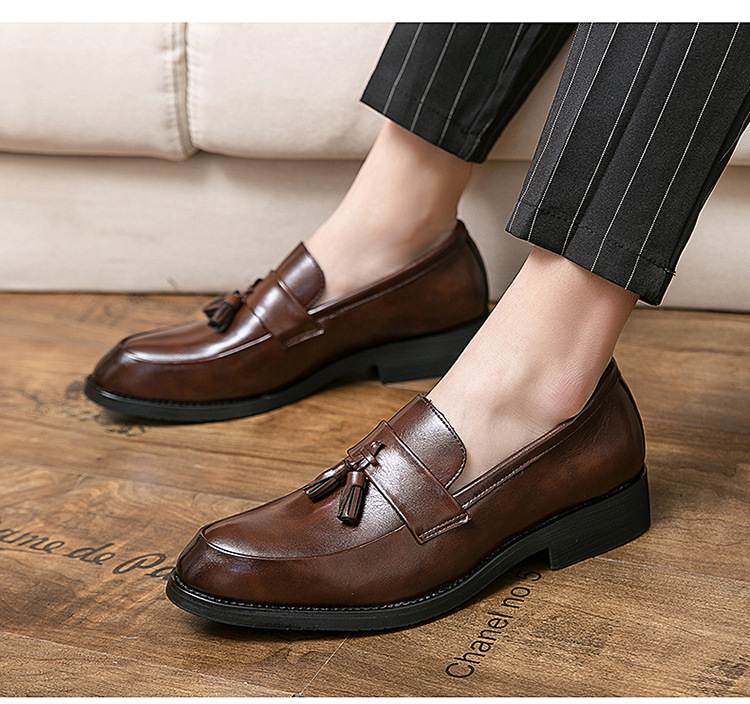 Formales Lackleder für Herren und Damen, bequemes Hochzeits- und Abendschuhwerk_voghion.com