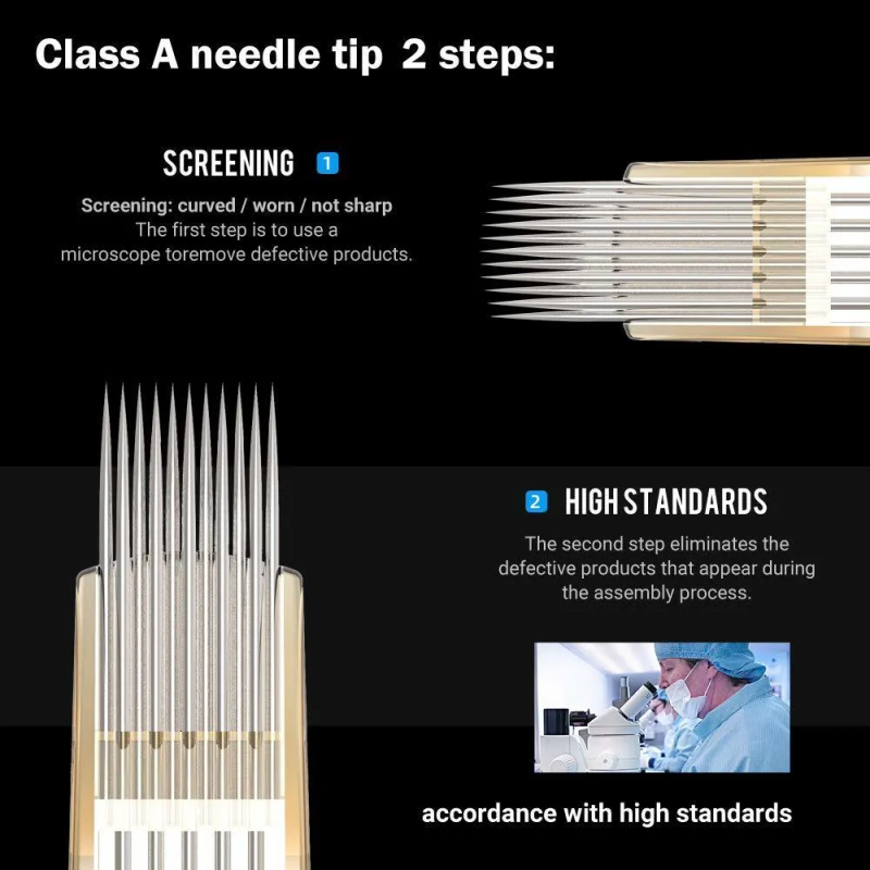 Tattoo Needles AMBITION Premium Evoed Tattoo Needle Cartridges Round Liner Shader Magnums For Permanent Makeup Body Art_voghion.com