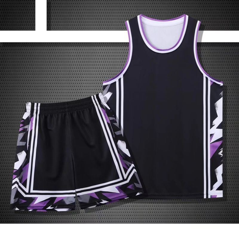 Nuevo Conjunto de traje de baloncesto para hombre, camisetas de juegos deportivas para estudiantes transpirables y absorbentes del sudor, camisetas de equipo de liga_voghion.com