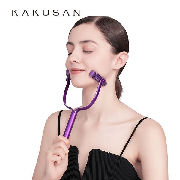 1pc Electric Germanium Beauty Roller; Face Thinner Vibrating 3D Roller Massager; V Face Tool; U Germanium Massager Stick_voghion.com