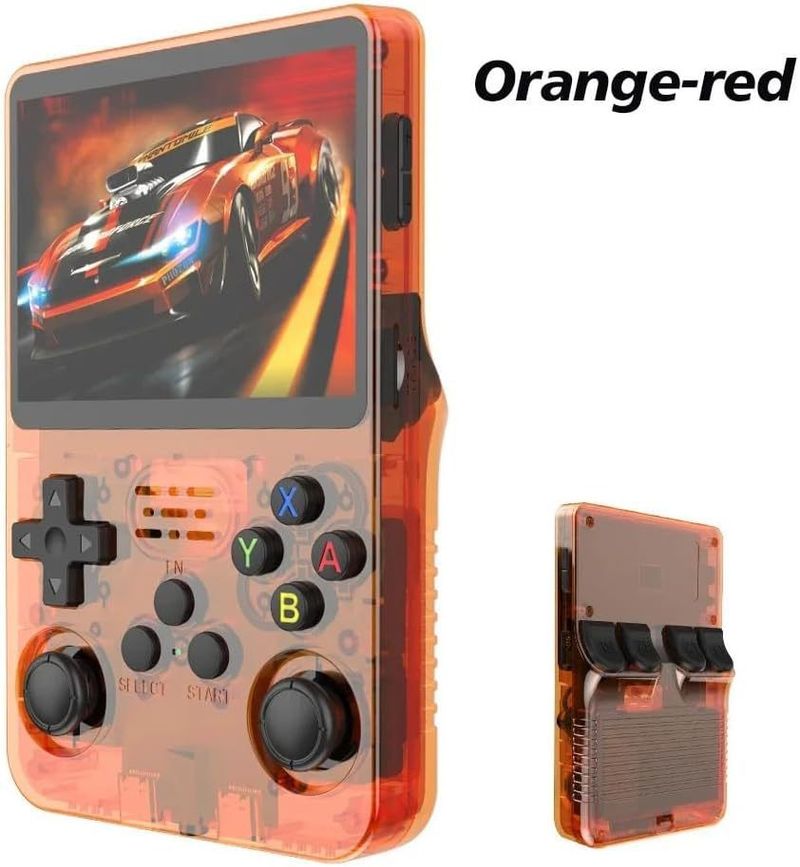 R36S Açık Kaynaklı Taşınabilir Atari Oyunu Retro 3D Çift Sistem El Konsolu_voghion.com