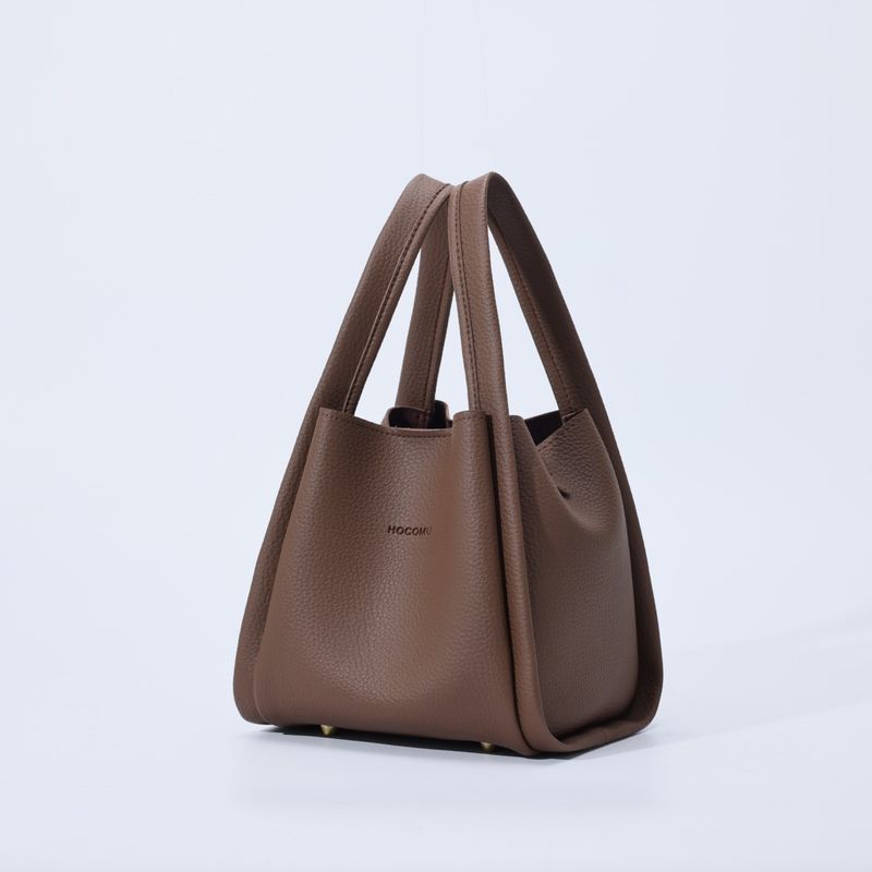 Set di borse tote alla moda da donna, elegante borsa a tracolla con secchiello e tasca interna staccabile, set di borse a mano in morbida pelle PU dal design minimalista per uso quotidiano_voghion.com