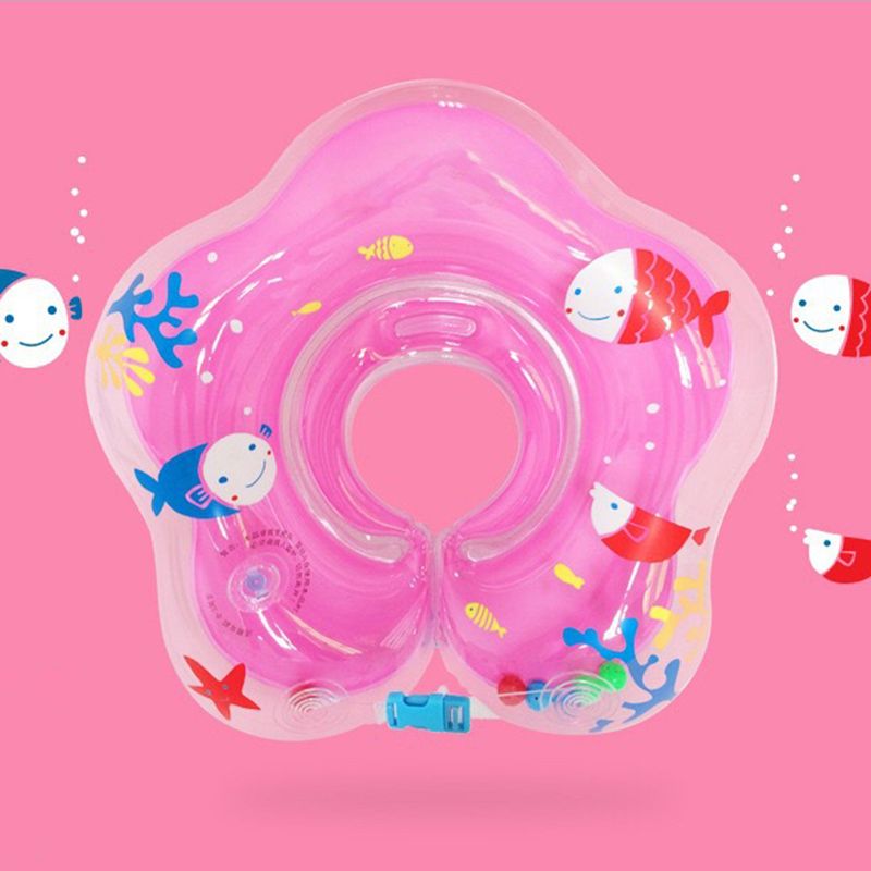 ToysMall Swimming Neck Ring Inflatable Air Leak Prevent Baby Bathing Accessory Toddler Kids Water Pool Neck Float Ring For Toddler_voghion.com