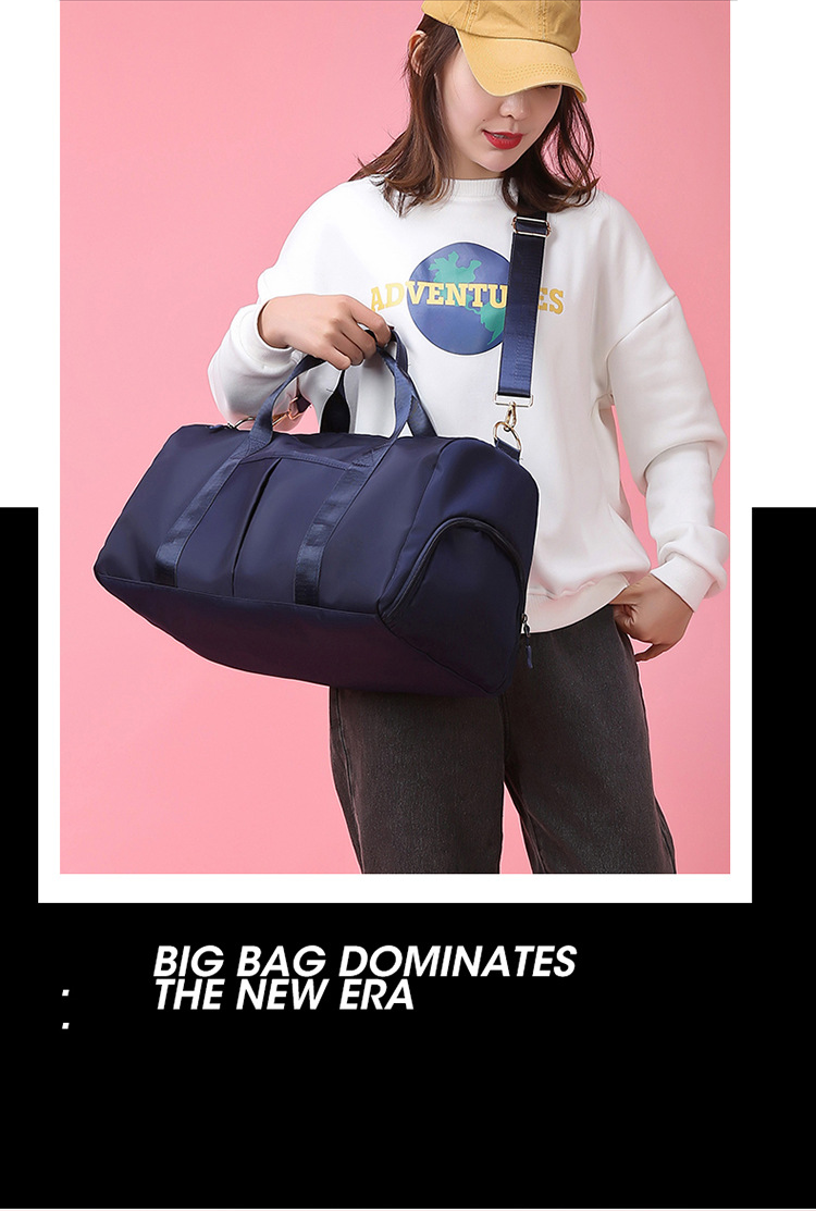 Travel dry wet separation exercise yoga fitness bag large capacity short distance travel training_voghion.com