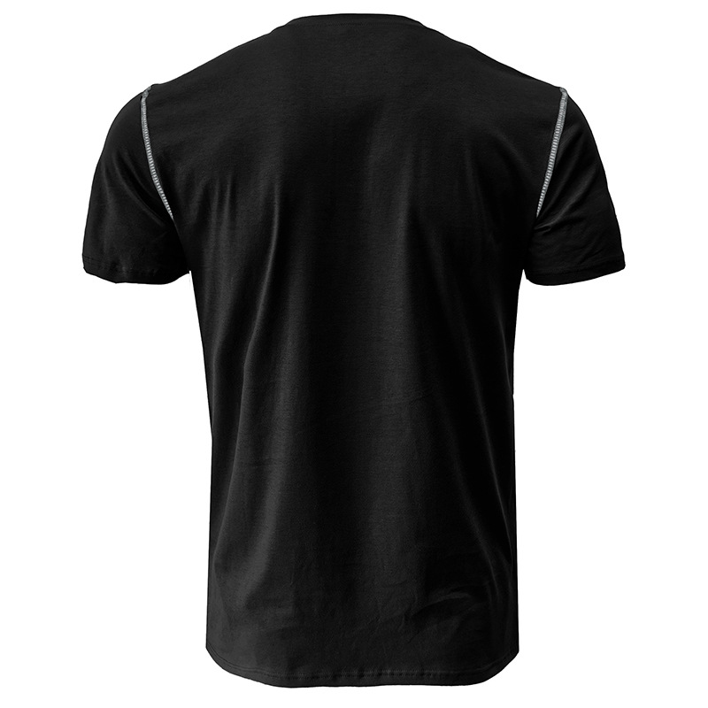 Maglietta Henley da uomo a maniche corte estiva 2024_voghion.com