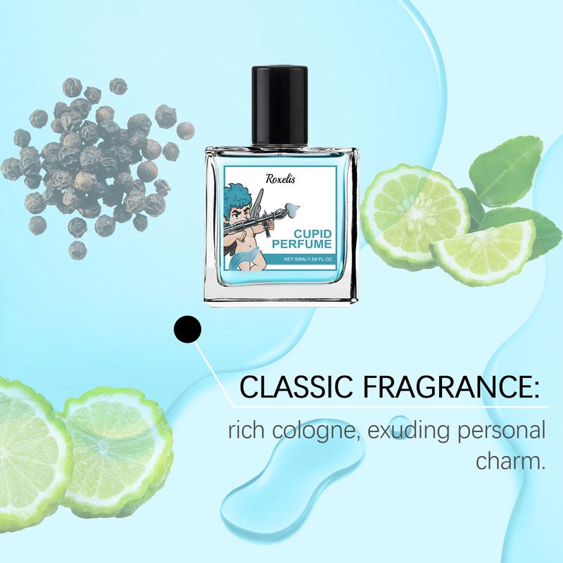 Colônia Cupido perfume spray, suave e elegante, portátil e perfumado, perfume para casal em ambiente de encontro_voghion.com