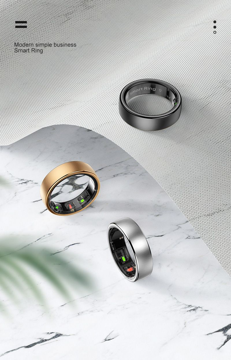 Ringe R10 Drahtlose Lade Schießen Ring Geste Video Musik Gesundheit Herz Rate Blut Sauerstoff Smart Ring_voghion.com