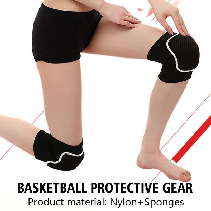 1 paar Dansende Kniebeschermers Voor Volleybal Yoga Vrouwen Kinderen Mannen Patella Brace Ondersteuning Eva Kniebeschermer Fitness Beschermer Werkuitrusting S4x2_voghion.com
