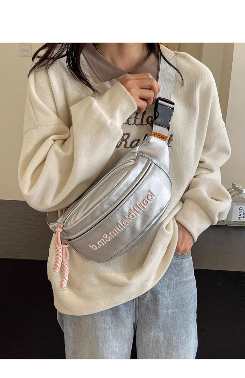 Borsa a tracolla estiva 2025 da donna, marsupio da equitazione, borsa da petto alla moda di alta gamma, moda, casual, quotidiana, semplice, pendolare, personalizzata_voghion.com