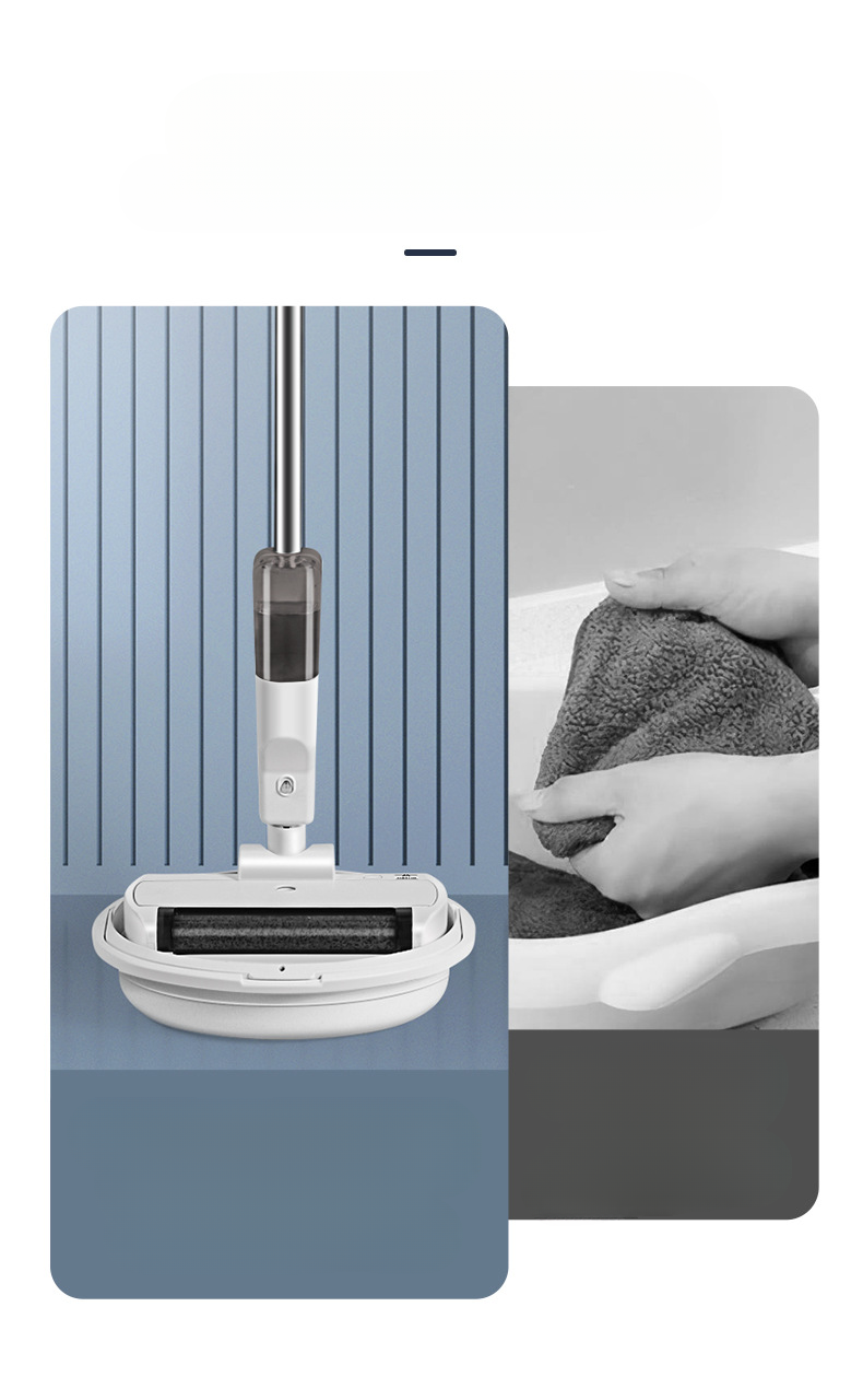 Smart Cleaning Mop Kehrmaschine All-in-One 3-in-1 Bodenreiniger Haushaltskehrmaschine Selbstreinigender Staubsauger_voghion.com