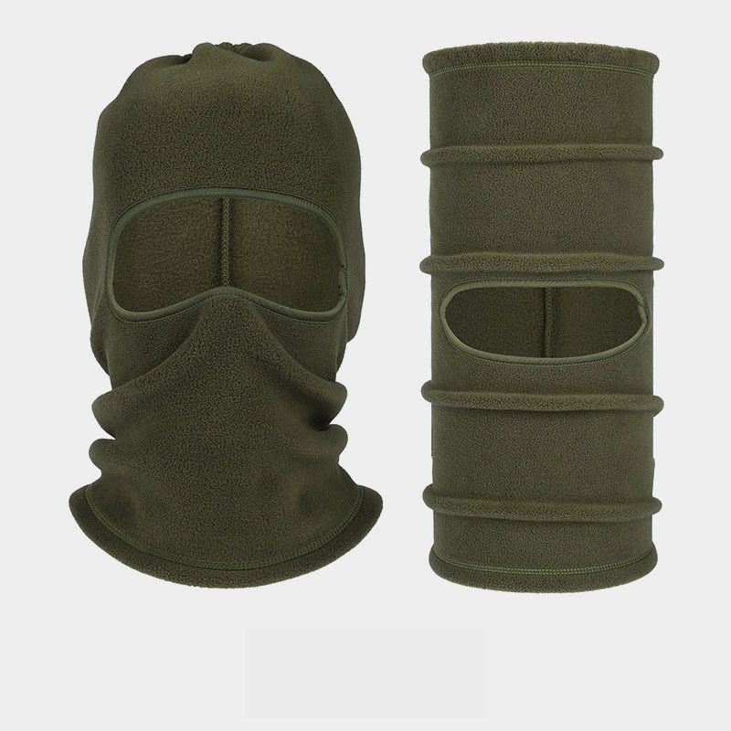 LazyZoom Bonnet d'hiver anti-froid en polaire, cache-cou, coupe-vent, sport, ski, écharpe, masque thermique multifonctionnel pour cyclisme_voghion.com