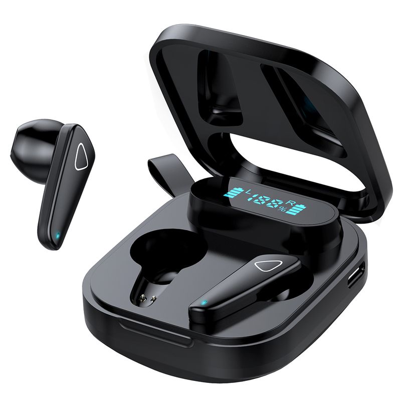 Music Festival 2022 New S22 sports earphone Music Headset Touch control LED Display TWS Earphones true wireless Earbuds_voghion.com