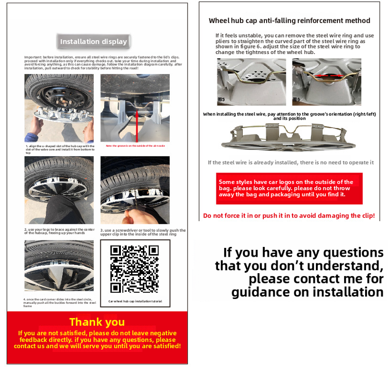 Car 12, 13, 14, 15, 16, 17 Inch Iron Steel Ring Wheel Hub Special Decorative Cover Modified Universal_voghion.com