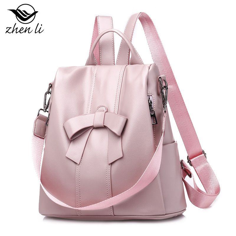 2023 New Fashionable Popular Women's Sweet and Ladies PU Backpack Bow Small Bag_voghion.com