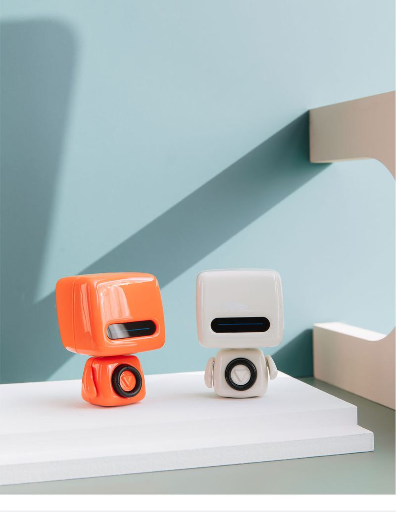 Difuzor portabil Sier Mini Robot Bluetooth, cadou de ziua de naștere pentru băieți și fete_voghion.com