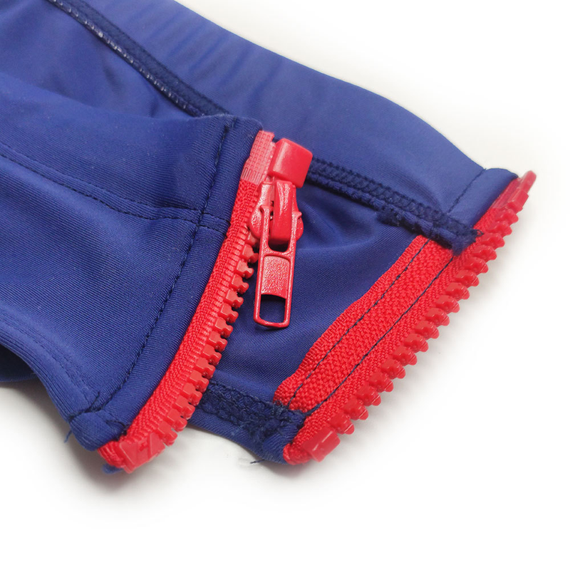 UXH nouveau côté Double fermeture éclair Sexy natation à la mode une pièce Triangle pantalon hommes_voghion.com