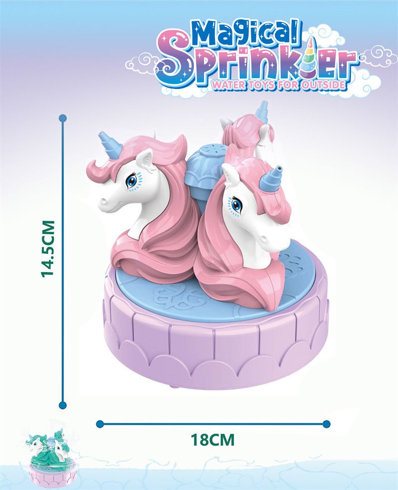 Outdoor sprinkler toy Rotatable cartoon shape Children's lawn water spray toy_voghion.com