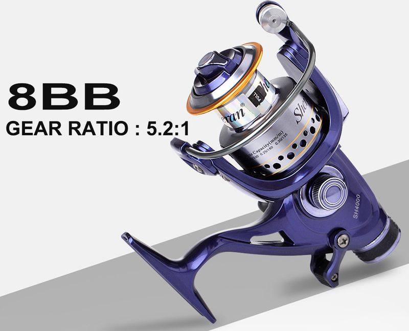 FISH KING Spinning Full Metal Gapless Long Casting Lure Reel Accessori Attrezzatura da pesca_voghion.com