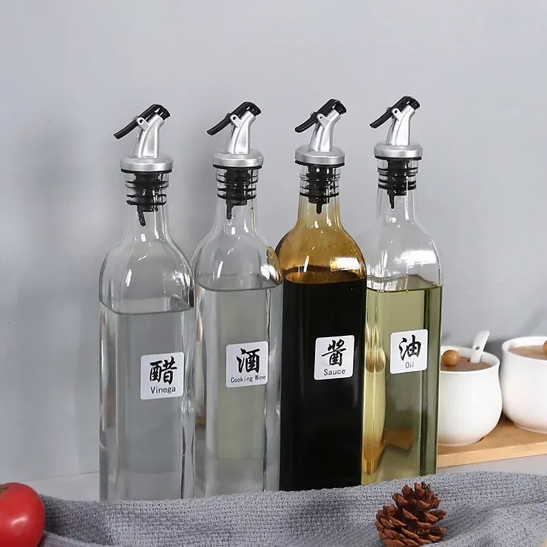 Leak-Proof Wine Bottle Pourer Set - Olive Oil Spout Stopper Dispenser Bar Tools 1/5pcs_voghion.com