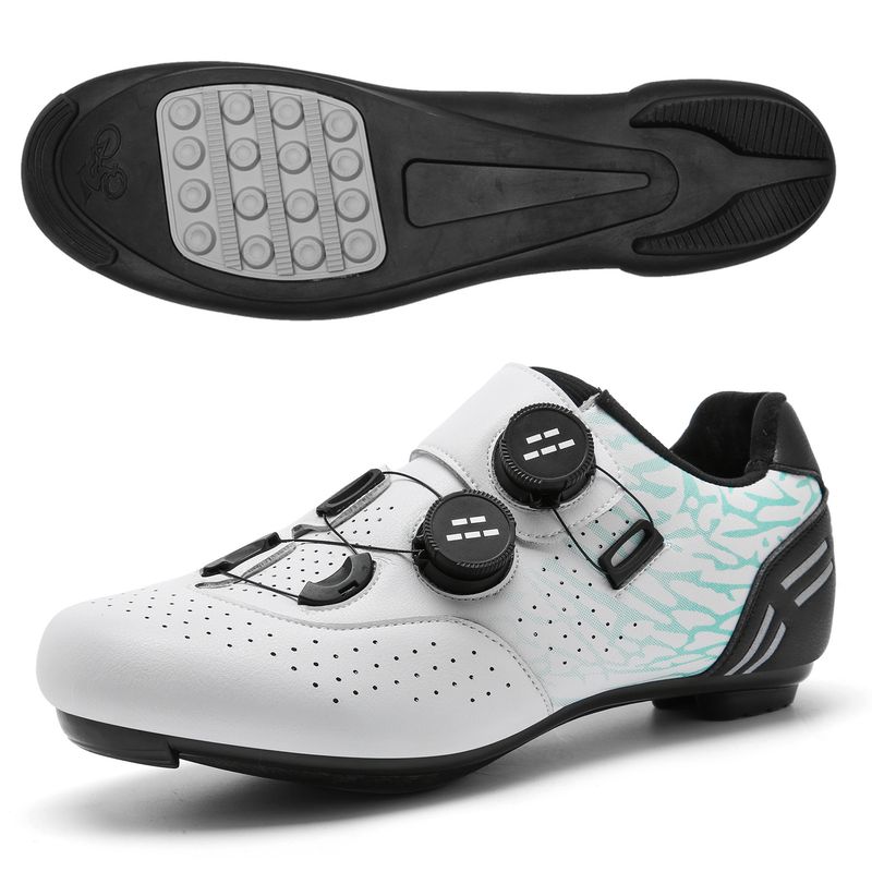 Große Größe Entriegelte Fahrradschuhe Herren Power Rennrad Professionelle Verriegelung Schuhe Fahrradschuhe Mountainbike_voghion.com