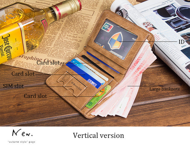 Kangaroo Wallet Men's RFID Blocking PU Leather Wallet with Zipper Multi Business Credit Card Holder Purse High Quality_voghion.com