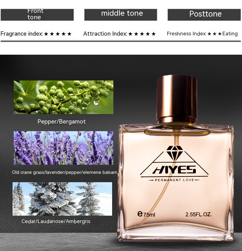 Ny parfume HIYES Wild Cowboy Herreparfume Varig Duft Let Duft Student Charm Mand Fødselsdagsgaveæske_voghion.com