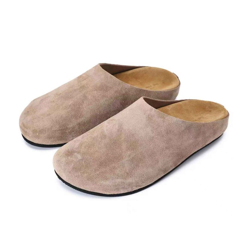 Men's And Women's 2025 New Style Closed-Toe Half Slippers Outdoor Flat Lazy Slip-On Single Shoes_voghion.com