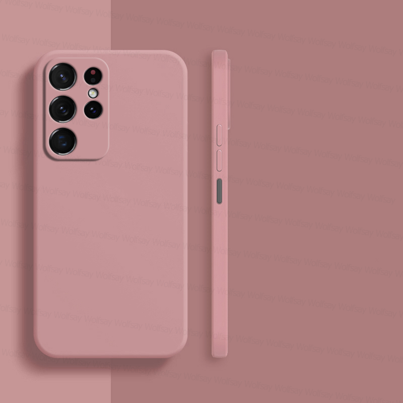 Voor Samsung Galaxy S22 Note Case Galaxy S20 S21 S22 Plus Note Cover Schokbestendige vloeibare siliconen telefoon_voghion.com