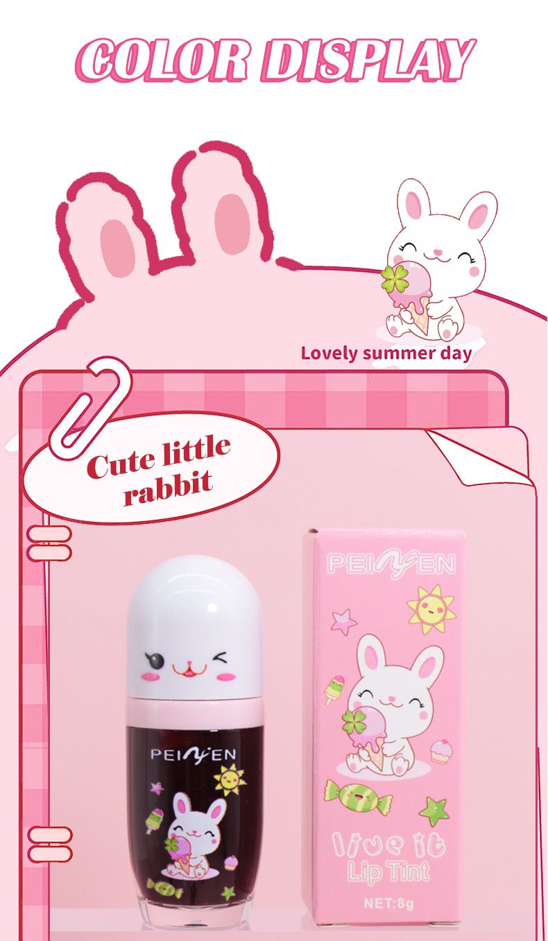 Brilho labial Penifen Batom aquarela Streamer à prova d'água Blush líquido hidratante à prova d'água Espelho à prova d'água Vidro Esmalte labial líquido_voghion.com