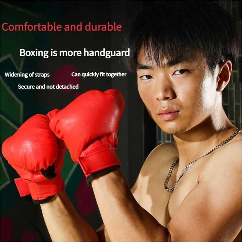 Boxhandschuhe für Erwachsene, Männer und Frauen, Taekwondo, Sanda, Kampfsport, Boxsack, Trainingshandschuhe für Kinder_voghion.com