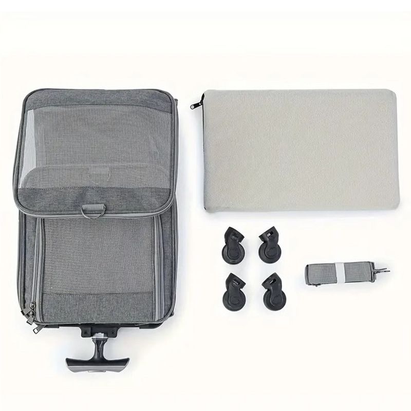 Mehrzweck-Tragetasche für Haustiere, tragbar, für unterwegs, für Katzen und kleine Hunde, Trolley-Tasche_voghion.com