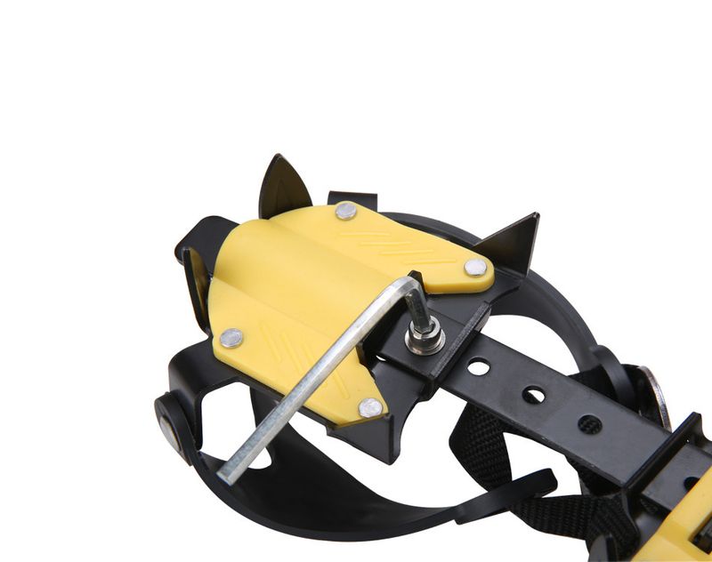 Crampones de invierno nuevos de diez dientes, profesionales, para hielo, nieve, antideslizantes, para exteriores, escalada, hielo, crampones de 10 dientes_voghion.com