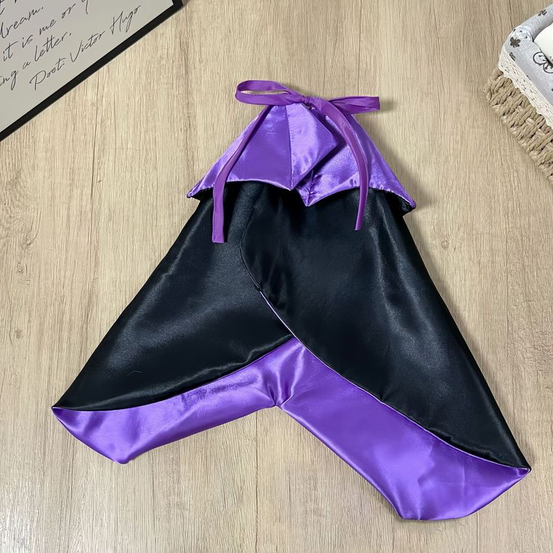 Capa ajustable sin restricciones para disfrazarse de Halloween para gatos y perros pequeños_voghion.com