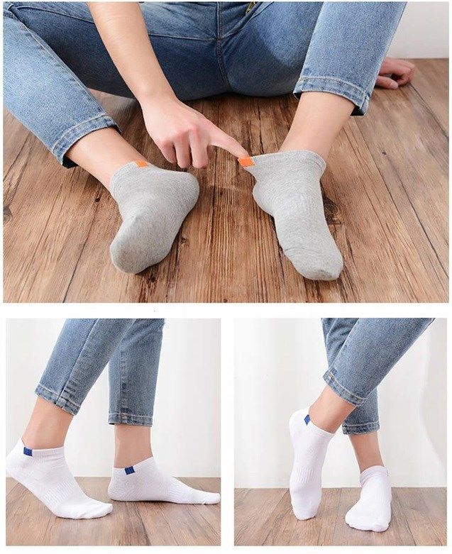 Spring Summer Short Men's Classic Shallow Low Cut Breathable And Sweat Absorbing Boat Socks Sports Socks_voghion.com