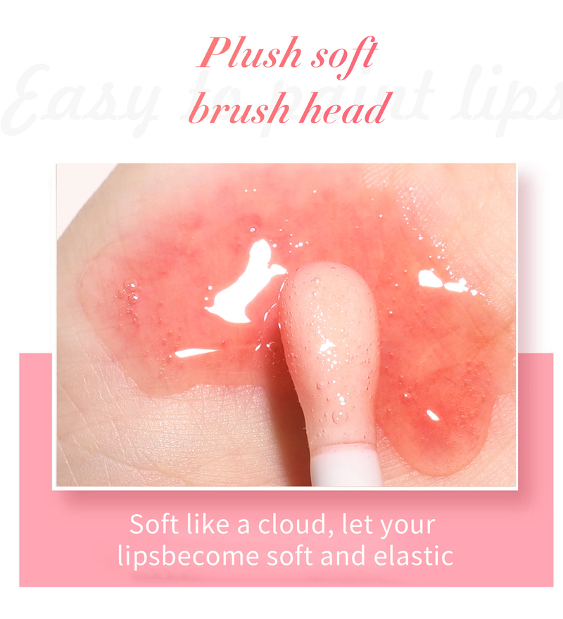 Hellokiss Lippenstift Feuchtigkeitsspendende & Feuchtigkeitsspendende Glasur Transparent Dudu Honig Glas Lippenbalsam_voghion.com