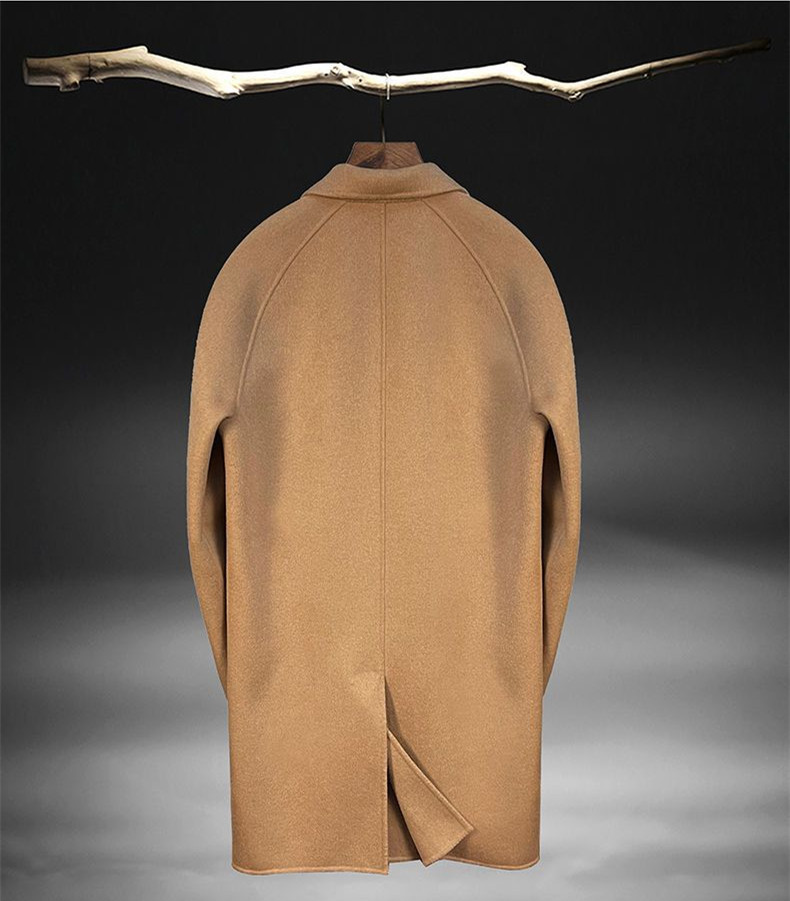 Men's clothing youth suit autumn and winter new trend solid color slim tweed coat_voghion.com