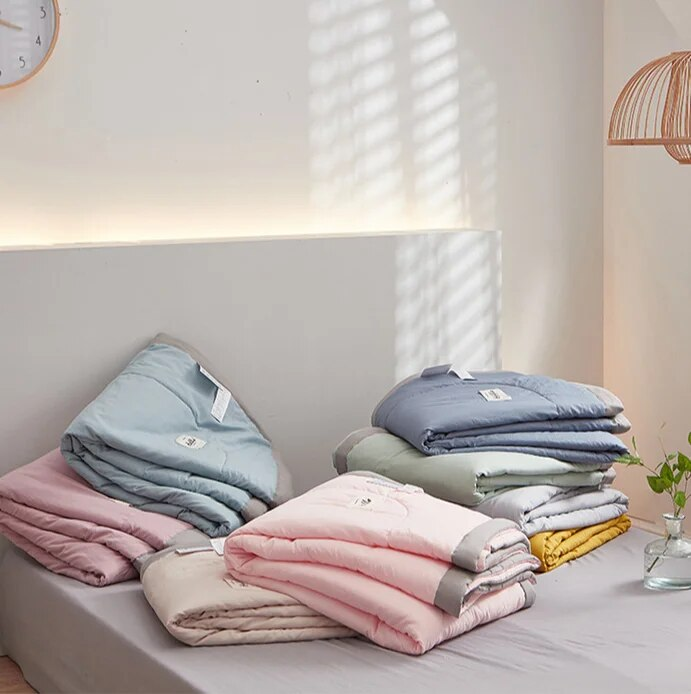 Summer new print free water washed cotton, summer cool air conditioner, quilt, quilt core, single and double bedding for_voghion.com