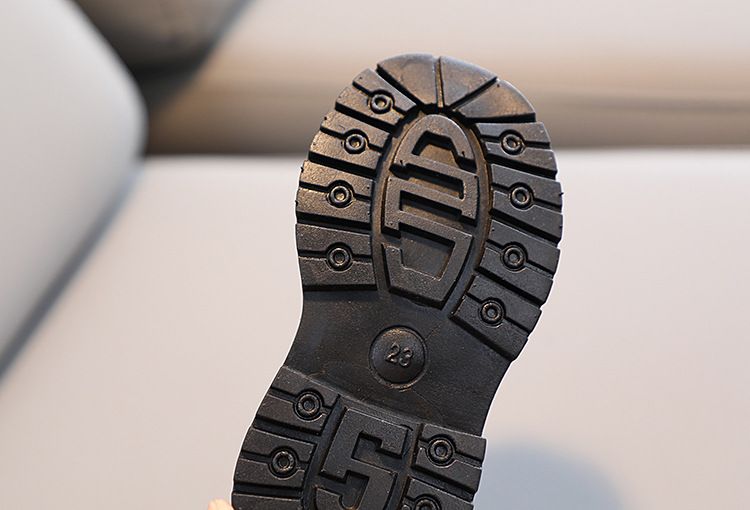 Barnskor Modestövlar för pojkar, flickor med mjuk sula, enkelstövelspänne_voghion.com