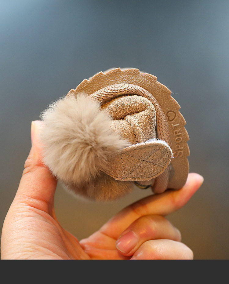 Baby-Schneestiefel, Babyschuhe, Kleinkindschuhe, weiche Sohlen für Jungen und Mädchen, Kinder, plus Kaschmir, dicke warme Baumwollschuhe, Kleinkind-Winterschuhe_voghion.com